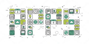 drawings of apps using programmatic advertising platforms