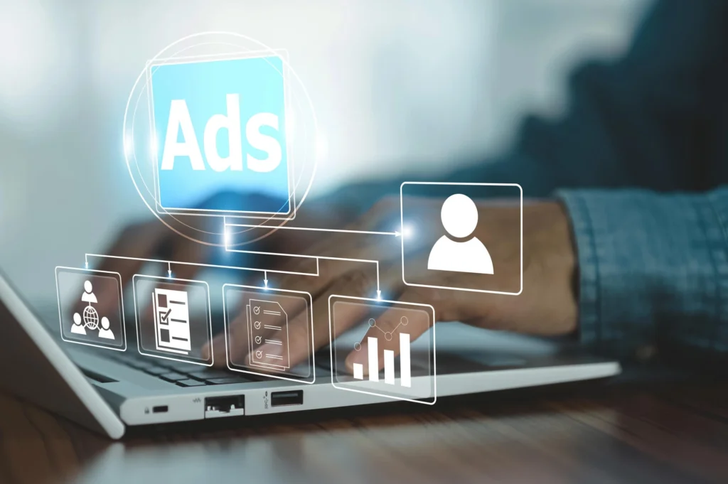 male advertiser planning programmatic advertising strategies