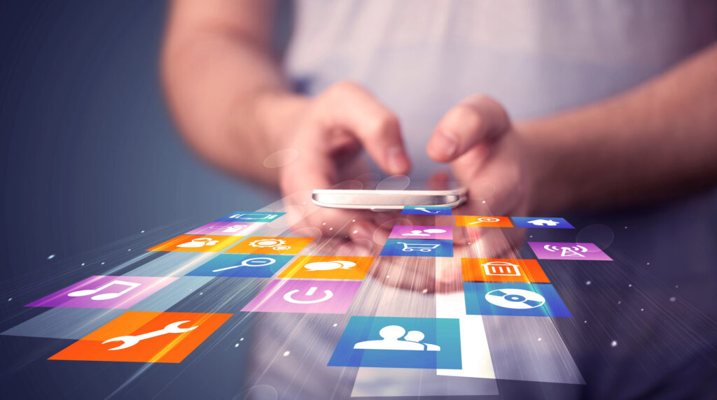 apps coming out of a phone for app user acquisition