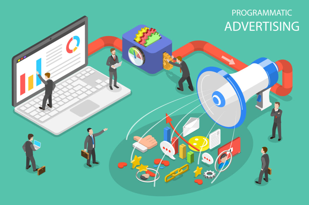 drawing to explain automated ad buying