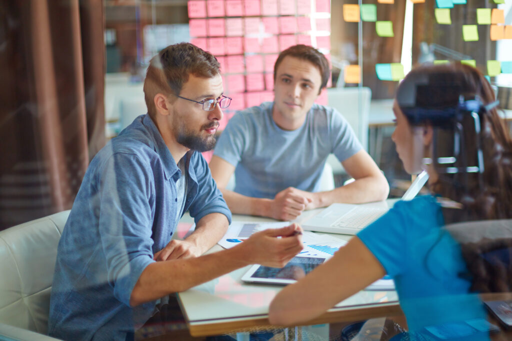 meeting to discuss programmatic advertising software